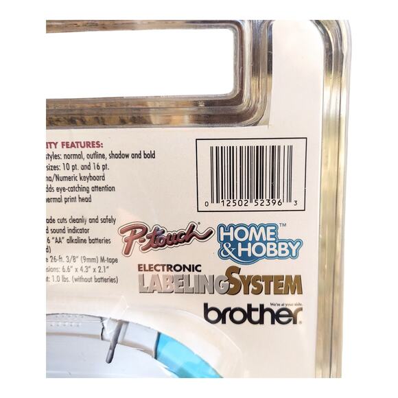Vintage 1996 Brother P-Touch PT100 Handheld Label Maker System w/ Tape - Picture 7 of 7